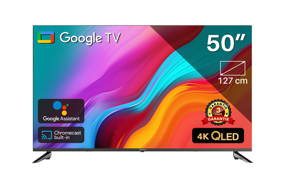 TeeView 50 pouces 4K Ultra HD smart LED-tv