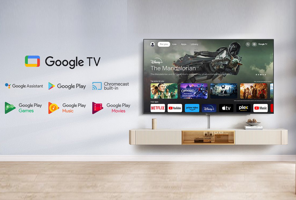 T&eacute;l&eacute;viseur LED intelligent 50 pouces 4K Ultra HD