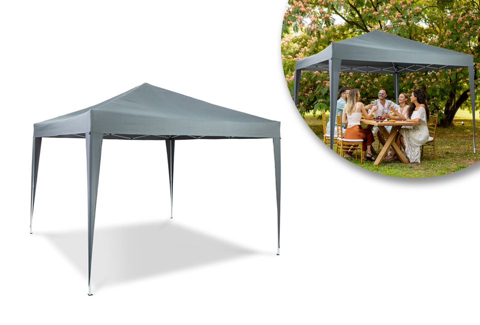 Tonnelle l&eacute;g&egrave;re et pliable 3x3 m