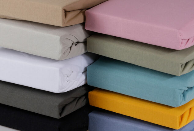 Draps-housses en jersey merveilleusement doux : 1+1 gratuit