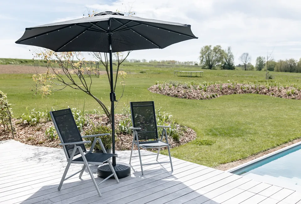 Parasol LED en 4 couleurs