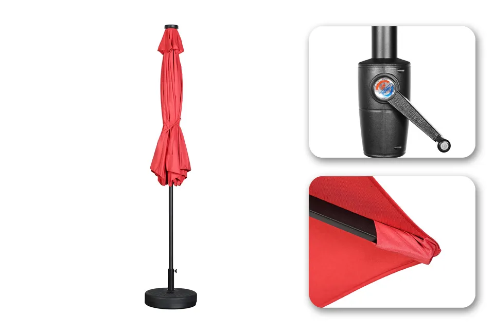 Parasol LED en 4 couleurs
