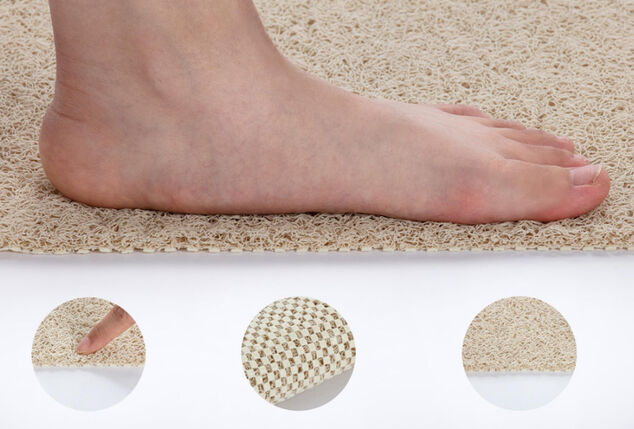 Anti-slip douchemat
