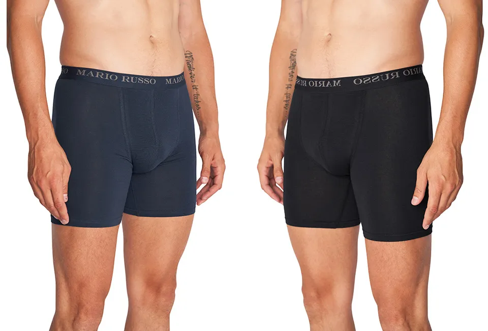 Set von 6 extra langen Premium Boxershorts