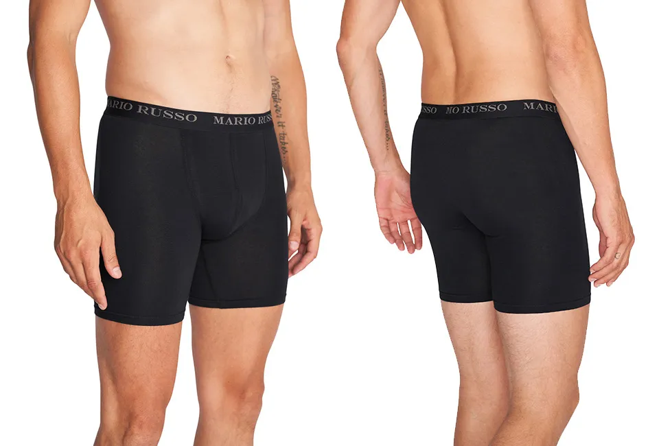 Set von 6 extra langen Premium Boxershorts