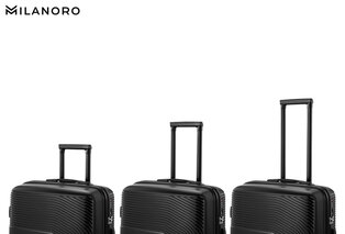 Set of 3 sturdy and lightweight travel cases with integrated TSA lock — 17