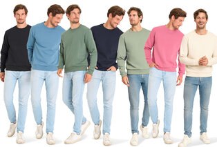 Stilvolles, weiches Herren-Sweatshirt aus Baumwolle — 14