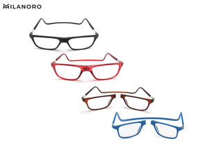 Reading glasses with magnetic closure — 4