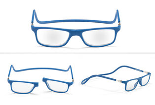 Reading glasses with magnetic closure — 6