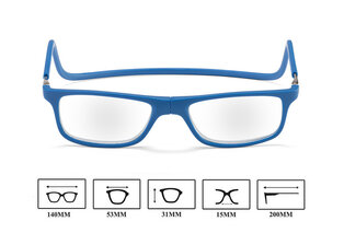 Reading glasses with magnetic closure — 8