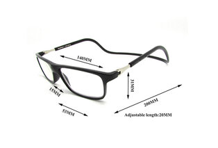 Reading glasses with magnetic closure — 11