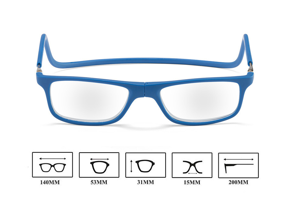 Magnetische Brille