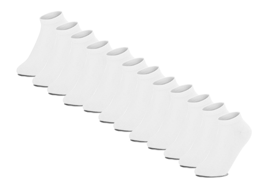12 pairs of trainer socks