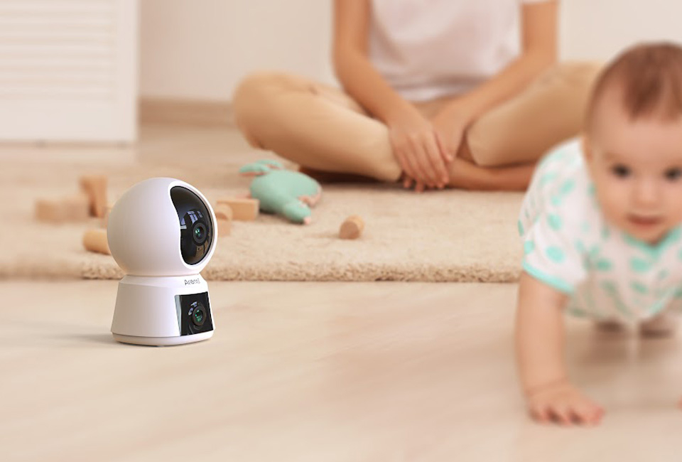 Telecamera di sicurezza intelligente con scheda SD da 64 GB gratuita