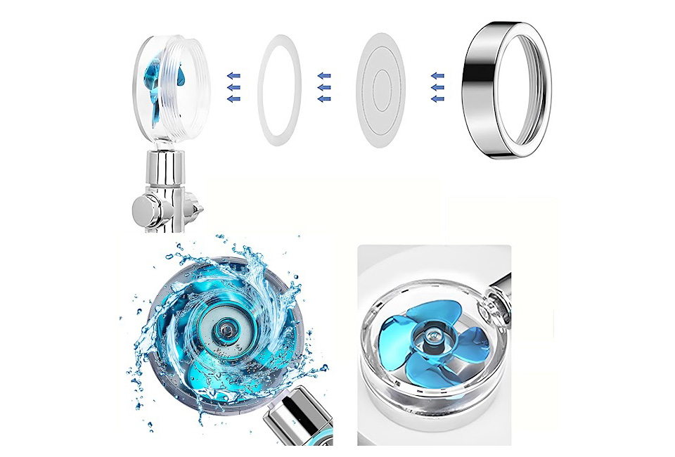 Water-saving shower head