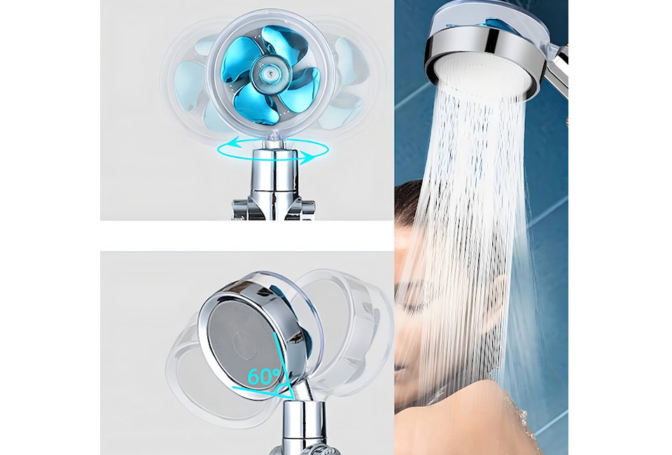 Water-saving shower head