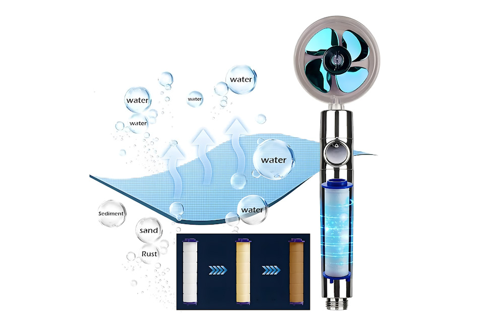 Water-saving shower head