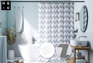 Rideau de douche déperlant