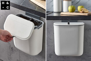 Poubelle de cuisine pratique de 7,7 litres