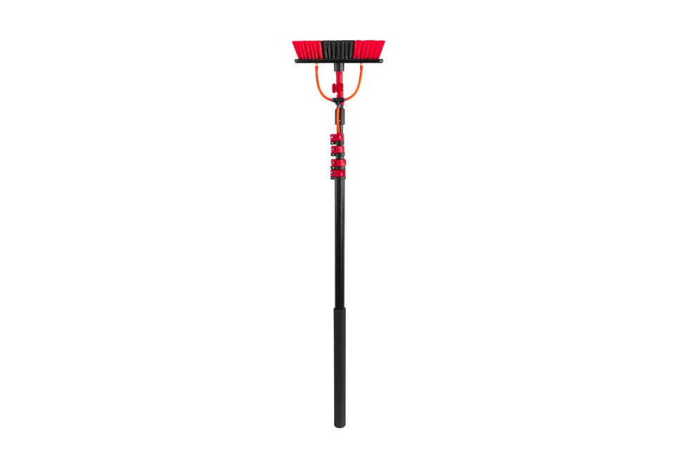 Brosse de nettoyage &agrave; manche t&eacute;lescopique