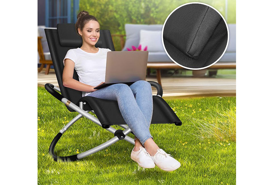 Klappbarer Aluminium Relaxsessel