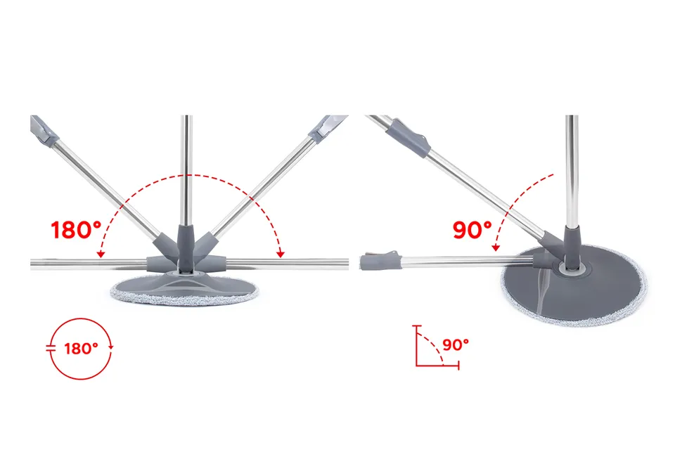 Syst&egrave;me de nettoyage spin mop