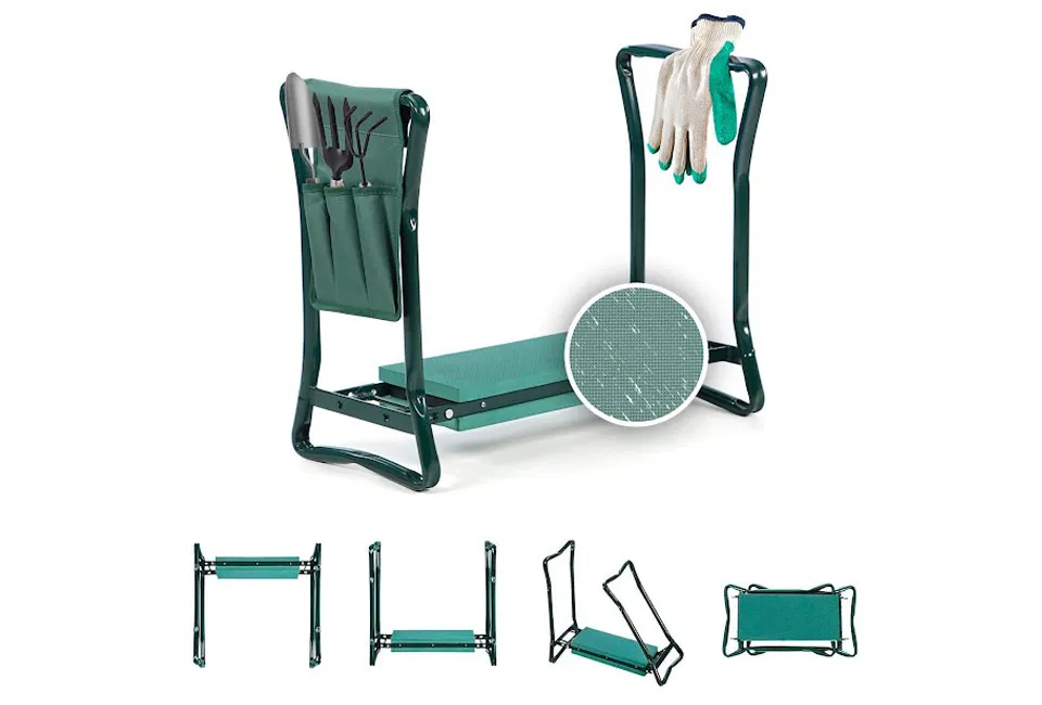 Folding garden stool 