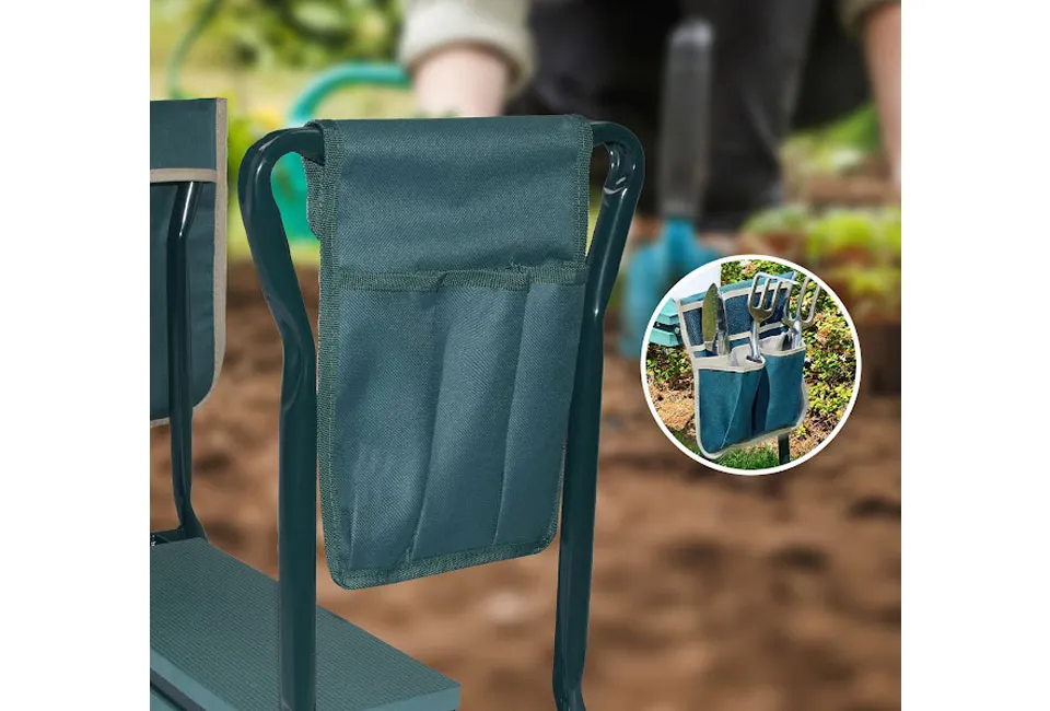 Folding garden stool 