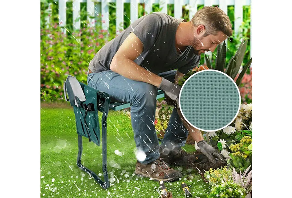 Folding garden stool 
