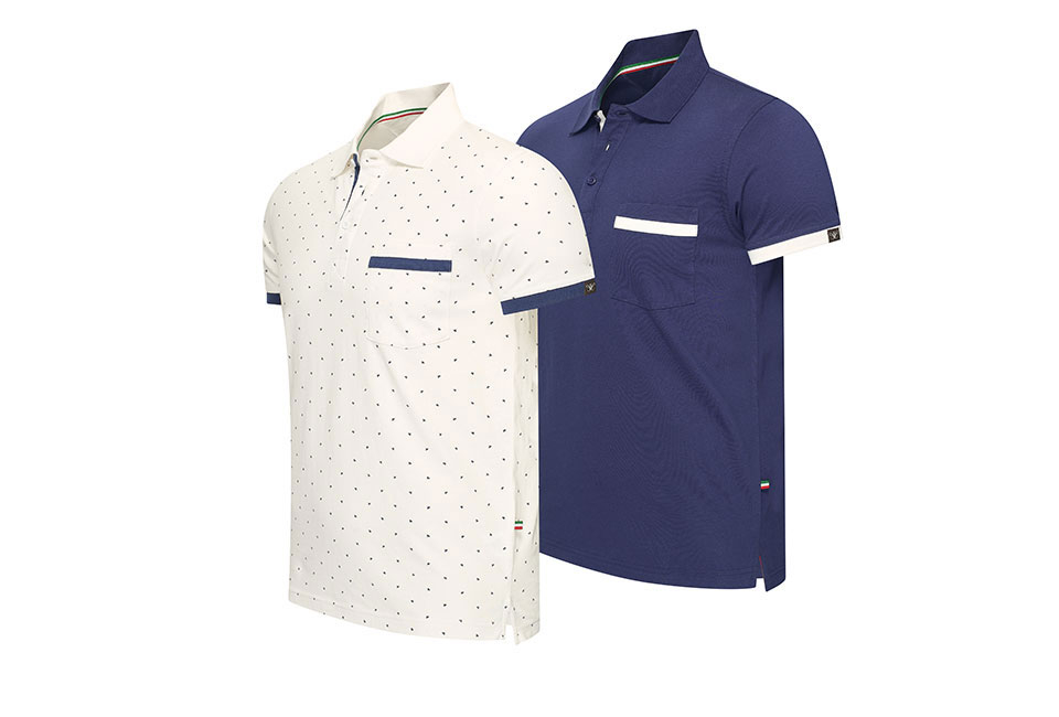 Polos de algod&oacute;n para hombre 1 + 1 GRATIS