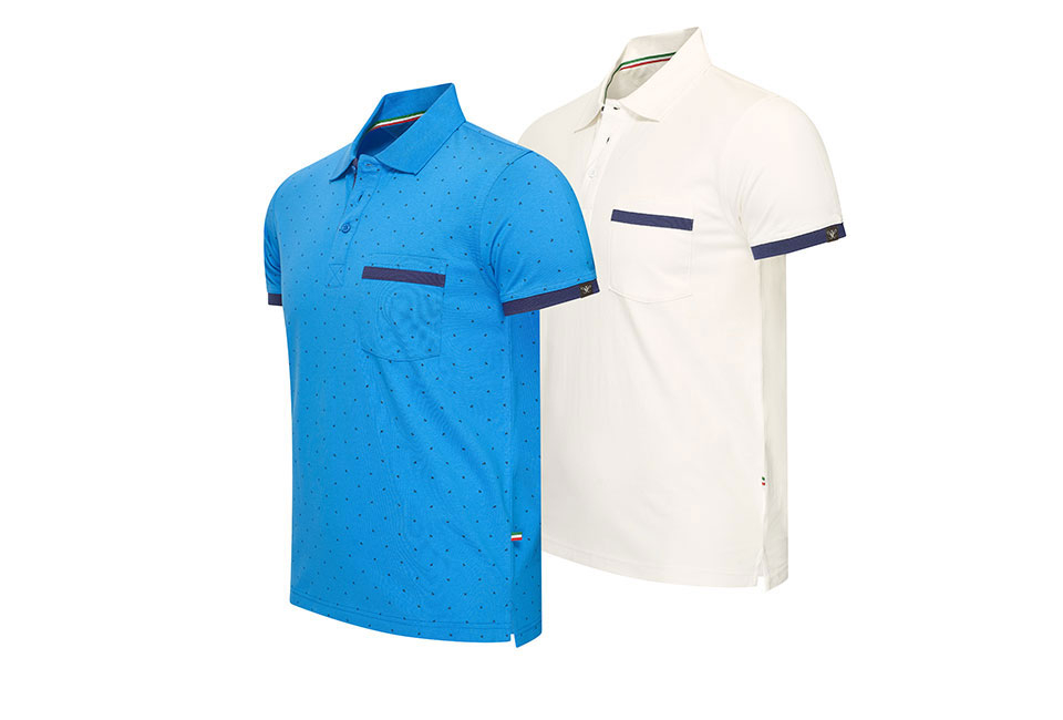 Polos de algod&oacute;n para hombre 1 + 1 GRATIS