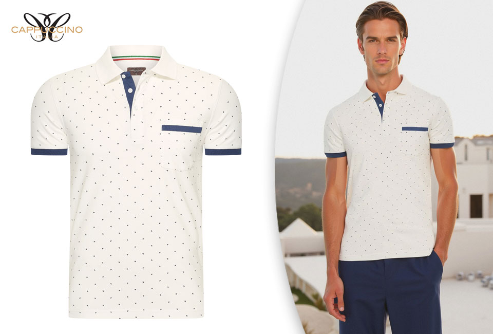 Polos de algod&oacute;n para hombre 1 + 1 GRATIS