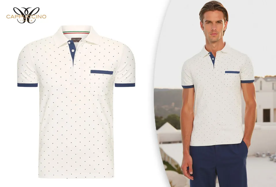 Polos de algod&oacute;n para hombre 1 + 1 GRATIS