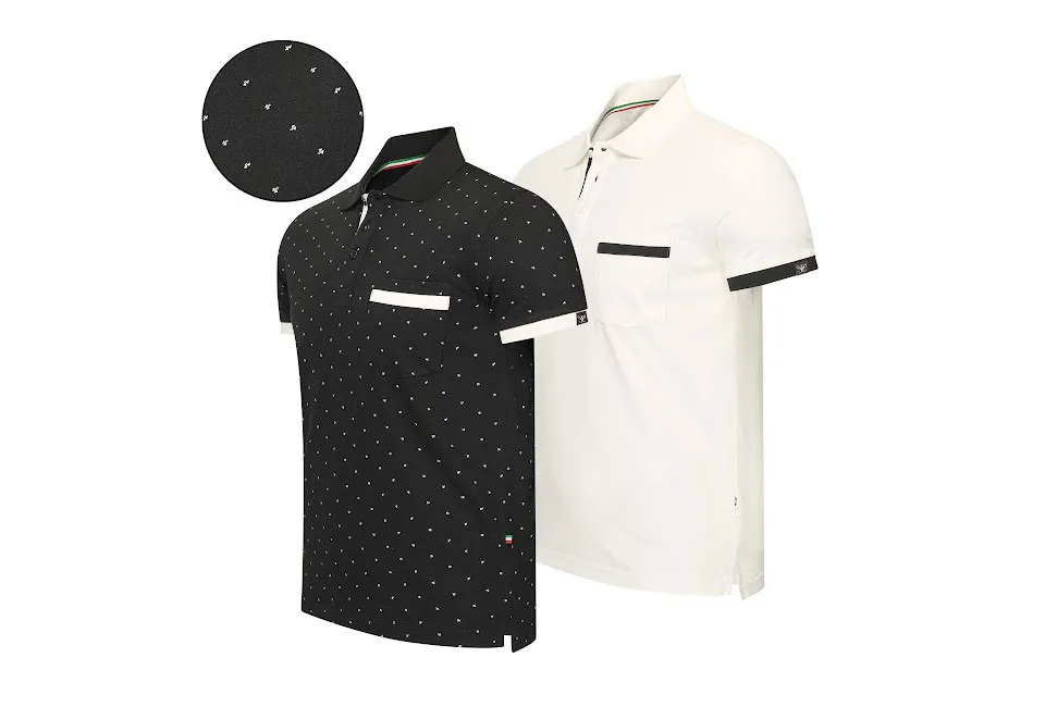 Polos de algod&oacute;n para hombre 1 + 1 GRATIS