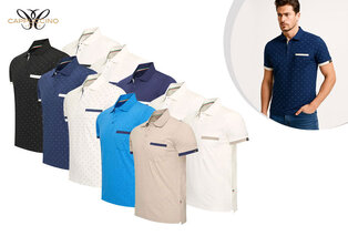 Polos en coton pour hommes 1 + 1 GRATUIT