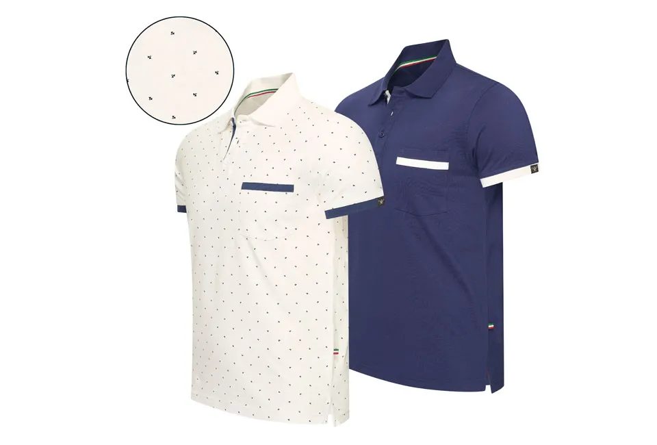 Men&#039;s cotton polo shirts BOGOF
