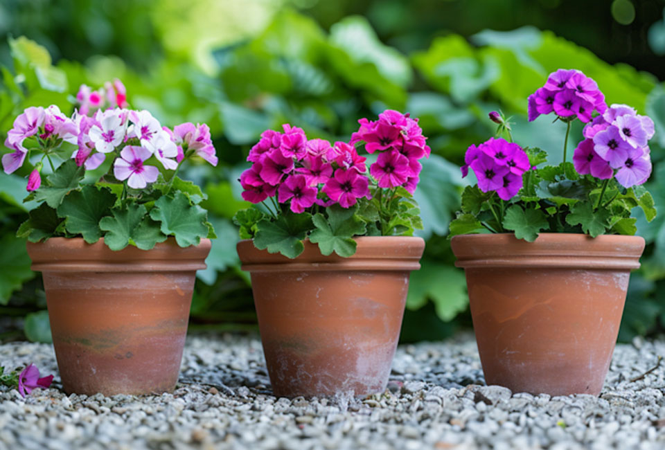 Set van 6 anti-mug geurgeraniums