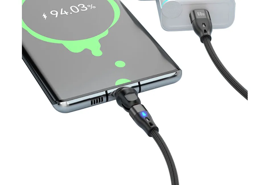 lUniverselles magnetisches Dreh-Ladekabel