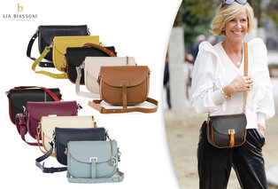 Italienische Lederhandtasche