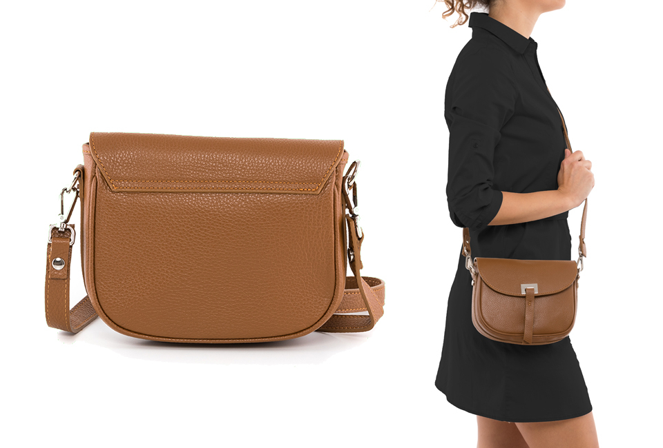 Sac &agrave; main en cuir italien