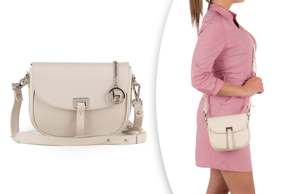 Sac &agrave; main en cuir italien