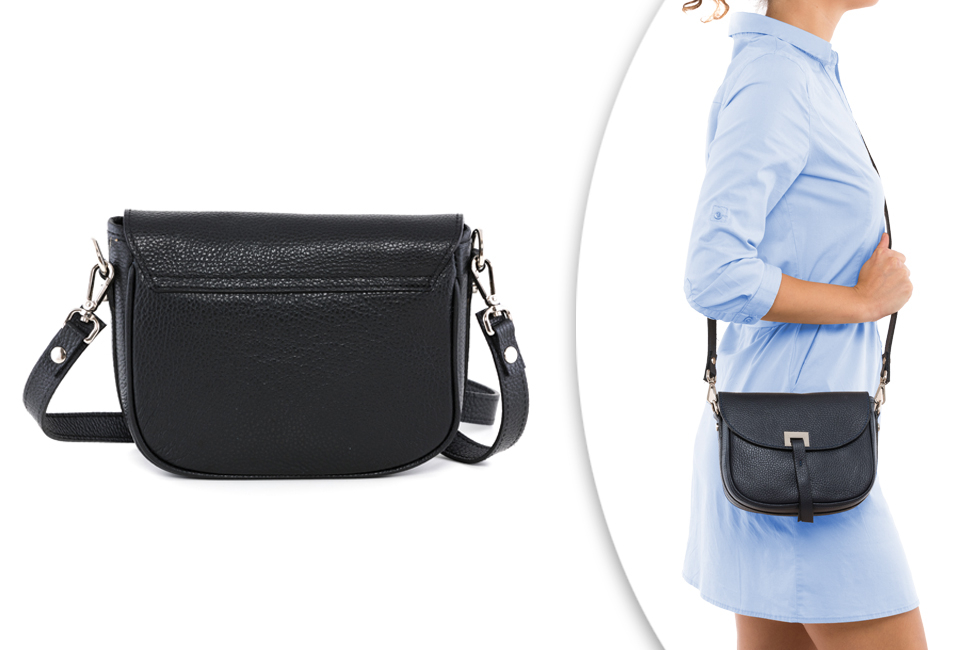 Sac &agrave; main en cuir italien