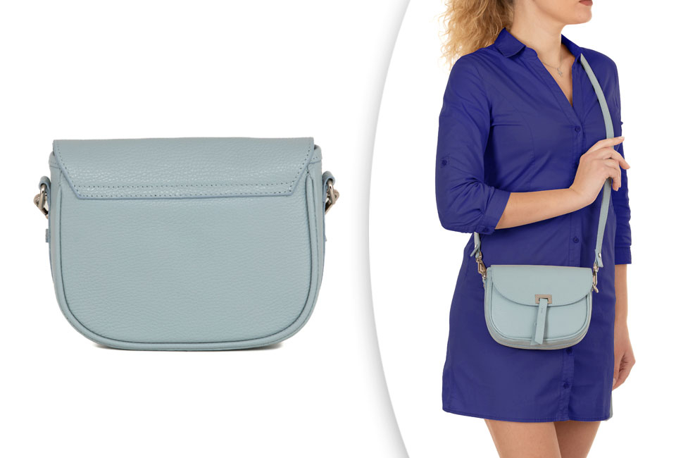 Sac &agrave; main en cuir italien