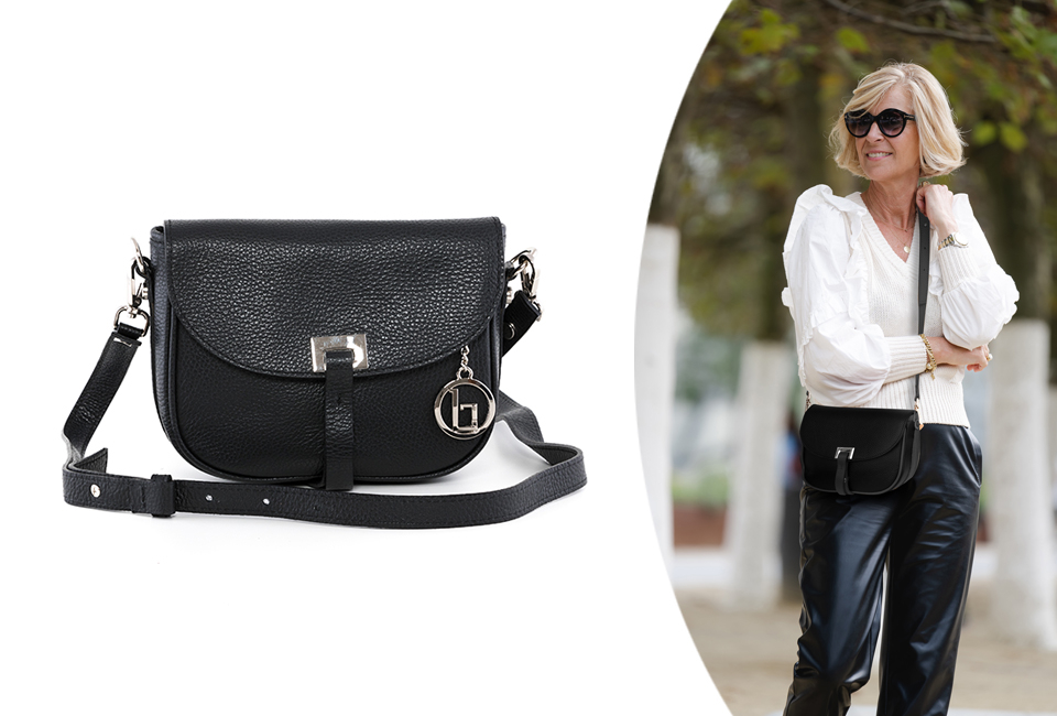 Sac &agrave; main en cuir italien