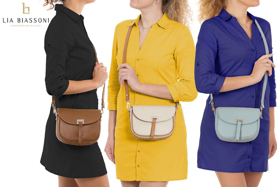 Sac &agrave; main en cuir italien