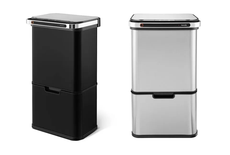 Cubo de basura de 60L con sensor y esterilizaci&oacute;n con ozono