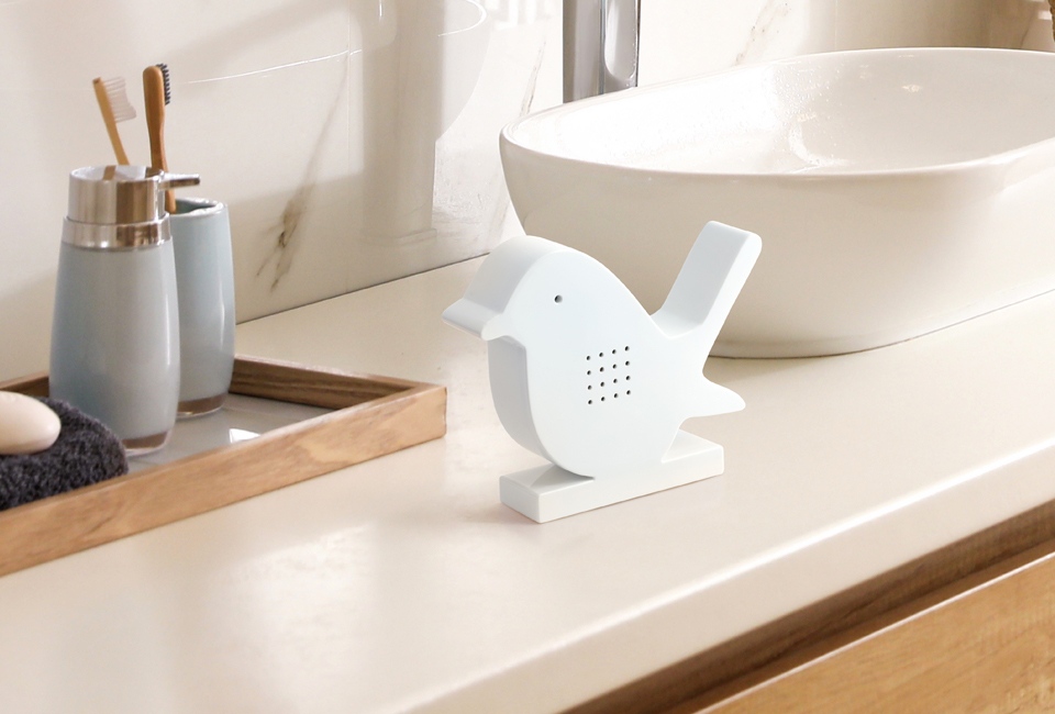 Bird sound box with motion sensor