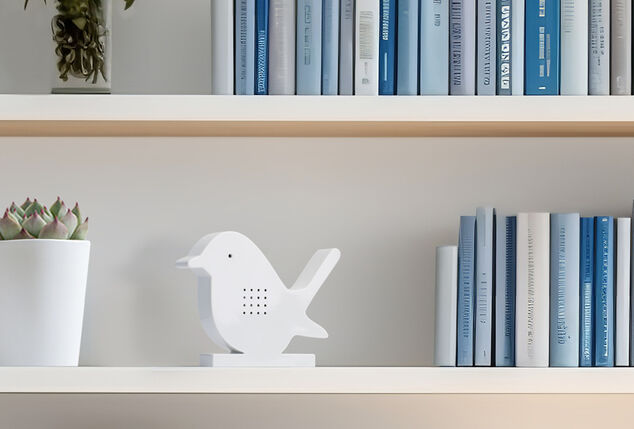 Decoratief vogelgeluiddoosje met bewegingssensor