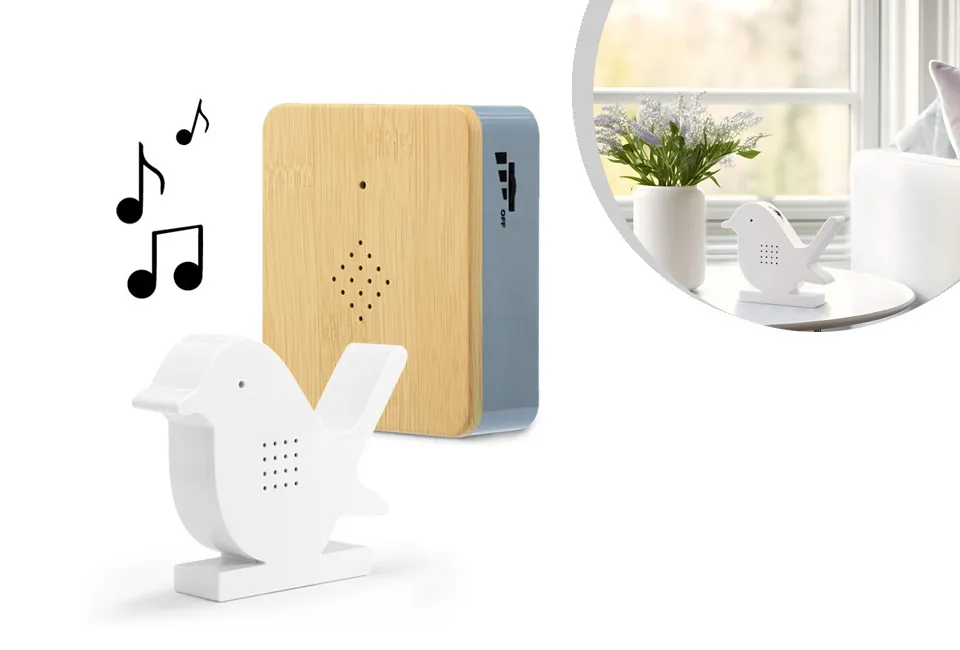 Dekorative Vogelges&auml;nge-Box mit Bewegungssensor