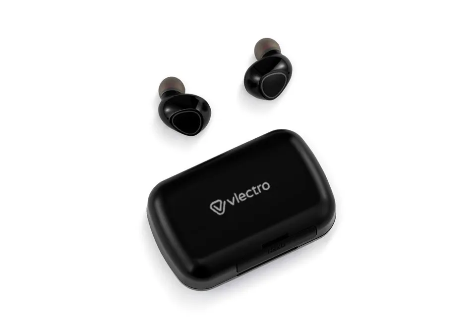 Oreillettes Bluetooth avec bo&icirc;tier de charge 2 en 1